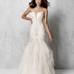 Fit and Flair Madison James Wedding Gown Style: MJ615
